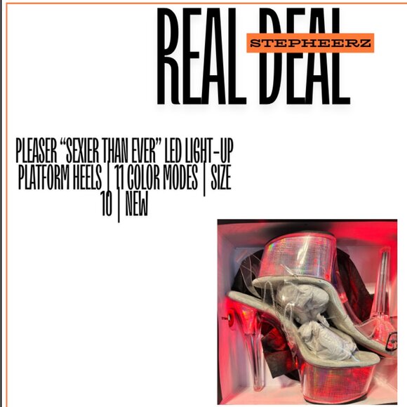 Pleaser LED Light-Up Platform Heels - Picture 1 of 1